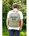 Childhome Daddy Bag Backpack - Diaper Bag - 36 x 20 x 48 cm - Kaki - Includes Foldable Changing Mat! Changing Backpack