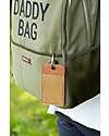 Childhome Daddy Bag Backpack - Diaper Bag - 36 x 20 x 48 cm - Kaki - Includes Foldable Changing Mat! Changing Backpack