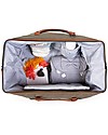 Childhome Daddy Bag - Diaper Bag - 55 x 30 x 30 cm - Kaki - Includes Foldable Changing Mat! Diaper Changing Bags