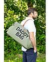 Childhome Daddy Bag - Diaper Bag - 55 x 30 x 30 cm - Kaki - Includes Foldable Changing Mat! Diaper Changing Bags