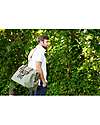 Childhome Daddy Bag - Diaper Bag - 55 x 30 x 30 cm - Kaki - Includes Foldable Changing Mat! Diaper Changing Bags