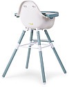 Childhome Evolu 2 Chair, Evolutive High Chair 3-in-1, Jade Green - Includes dining trays and extra legs High Chairs
