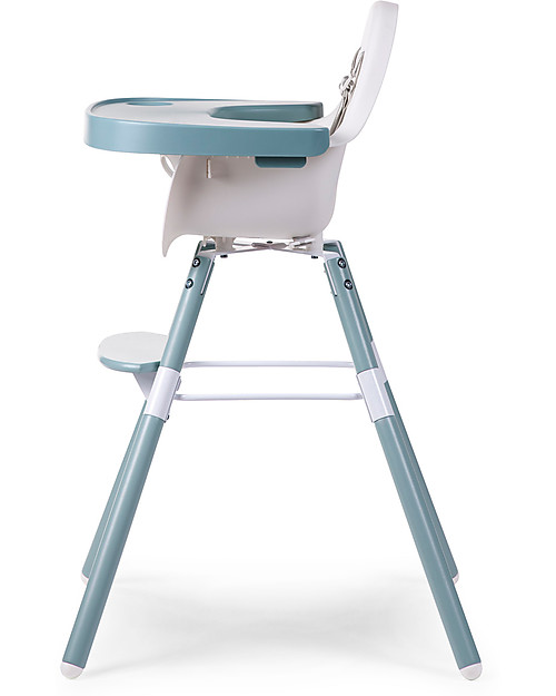 Childhome Evolu 2 Chair, Evolutive High Chair 3-in-1, Jade Green - Includes dining trays and extra legs High Chairs