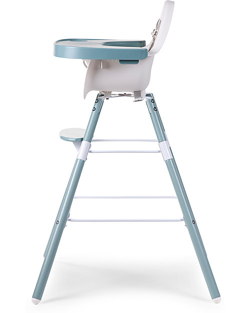 Childhome Evolu 2 Chair, Evolutive High Chair 3-in-1, Jade Green - Includes dining trays and extra legs High Chairs