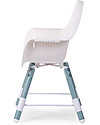 Childhome Evolu 2 Chair, Evolutive High Chair 3-in-1, Jade Green - Includes dining trays and extra legs High Chairs