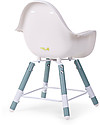 Childhome Evolu 2 Chair, Evolutive High Chair 3-in-1, Jade Green - Includes dining trays and extra legs High Chairs