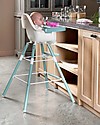 Childhome Evolu 2 Chair, Evolutive High Chair 3-in-1, Jade Green - Includes dining trays and extra legs High Chairs