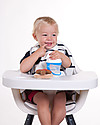 Childhome Evolu 2 Chair, Evolutive High Chair 3-in-1, Navy Blue - Includes dining trays and extra legs High Chairs