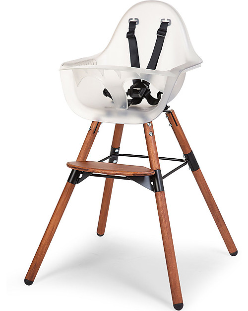 Childhome Evolu 2 high chair 2in1 with bumper, Natural Rust