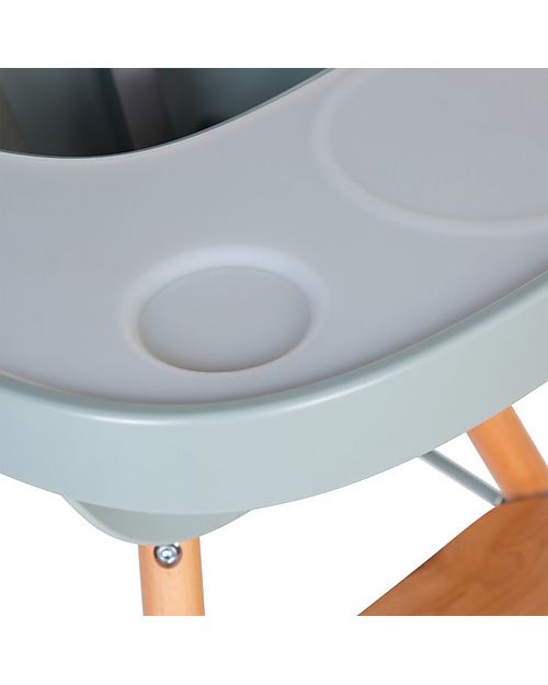 Childhome Evolu Feeding Tray for Evolu 2 and ONE.80 Evolutive Chair - Abs + Silicone - Mint Accessories for High Chairs