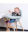 Childhome Evolu Feeding Tray for Evolu 2 and ONE.80 Evolutive Chair - Abs + Silicone - Mint Accessories for High Chairs