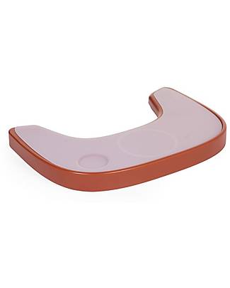 Childhome Evolu Feeding Tray for Evolu 2 and ONE.80 Evolutive Chair - Abs + Silicone - Rust Accessories for High Chairs