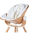 Childhome Evolu Newborn Seat Cushion with Reducer - Hearts Accessories for High Chairs