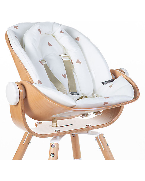 Childhome Evolu Newborn Seat Cushion with Reducer - Hearts Accessories for High Chairs