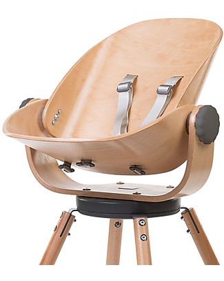 Childhome Evolu Newborn Seat, Natural/Anthracite - For Evolu and Evolu ONE.80° High Chair High Chairs