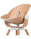 Childhome Evolu Newborn Seat, Natural/White - For Evolu and Evolu ONE.80° High Chair Accessories for High Chairs