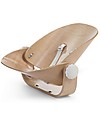Childhome Evolu Newborn Seat, Natural/White - For Evolu and Evolu ONE.80° High Chair Accessories for High Chairs