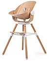 Childhome Evolu Newborn Seat, Natural/White - For Evolu and Evolu ONE.80° High Chair Accessories for High Chairs
