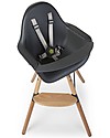 Childhome Evolu ONE.80° Chair - Anthracite Evolutive High Chair and Kids Chair - Swivel Seat High Chairs