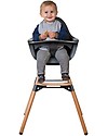 Childhome Evolu ONE.80° Chair - Anthracite Evolutive High Chair and Kids Chair - Swivel Seat High Chairs