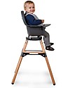Childhome Evolu ONE.80° Chair - Anthracite Evolutive High Chair and Kids Chair - Swivel Seat High Chairs