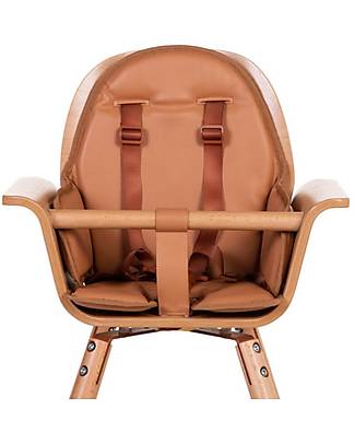 Childhome Evolu Seat Cuschion Leatherlook - 60 x 55 x 2 cm - Nude High Chair Mats
