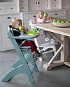 Childhome Evolutive Wooden High Chair Lambda 2, Jade Green - It becomes a normal chair! High Chairs