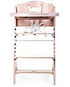 Childhome Evolutive Wooden High Chair Lambda 2, Nude - It becomes a normal chair! High Chairs