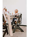 Childhome Evolutive Wooden High Chair Lambda 3, Anthracite - It becomes a normal chair! High Chairs