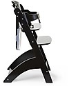 Childhome Evolutive Wooden High Chair Lambda 3, Black - It becomes a normal chair! High Chairs