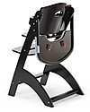 Childhome Evolutive Wooden High Chair Lambda 3, Black - It becomes a normal chair! High Chairs