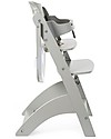 Childhome Evolutive Wooden High Chair Lambda 3, Stone Grey - It becomes a normal chair! High Chairs
