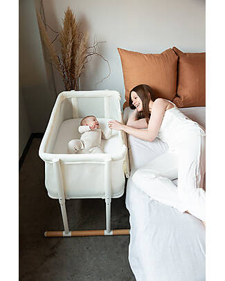Childhome Evolux Bedside Sleeper - White - 97 x 64 x 85 cm Next To Me Cribs