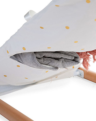 Childhome Evolux Bouncer Cover - Cotton Jersey - Golden Dots Bouncers