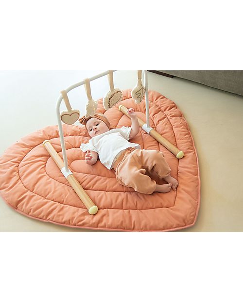 Childhome Evolux Toybar - Natural and White - 54x56x48cm Baby Gym