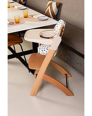 Childhome Evosit and Lambda Chair Cushion - Jersey - Leopard Accessories for High Chairs