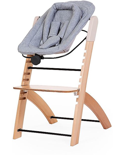 Childhome Evosit Evolutionary Highchair + Newborn Seat - Black High Chairs