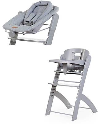 Childhome Evosit Evolutionary Highchair + Newborn Seat - Rust unisex  (bambini)