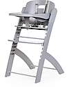 Childhome Evosit Evolutive High Chair + Stone Grey Baby Food Tray - 53x45x86 cm - from 6 Months High Chairs