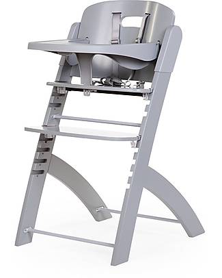 Childhome Evosit Evolutive High Chair + Stone Grey Baby Food Tray - 53x45x86 cm - from 6 Months High Chairs