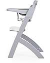 Childhome Evosit Evolutive High Chair + Stone Grey Baby Food Tray - 53x45x86 cm - from 6 Months High Chairs