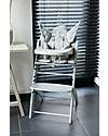 Childhome Evosit Evolutive High Chair + Stone Grey Baby Food Tray - 53x45x86 cm - from 6 Months High Chairs
