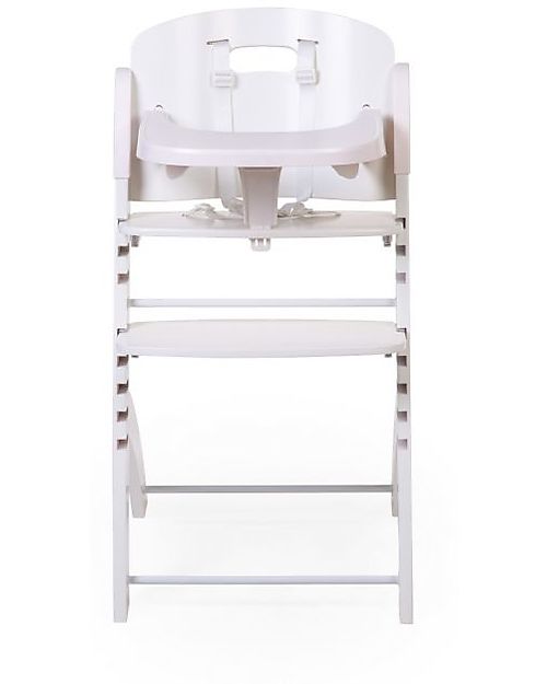 Childhome Evosit Evolutive High Chair + White Baby Food Tray - 53x45x86 cm - from 6 Months High Chairs