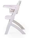 Childhome Evosit Evolutive High Chair + White Baby Food Tray - 53x45x86 cm - from 6 Months High Chairs