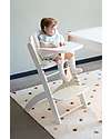 Childhome Evosit Evolutive High Chair + White Baby Food Tray - 53x45x86 cm - from 6 Months High Chairs