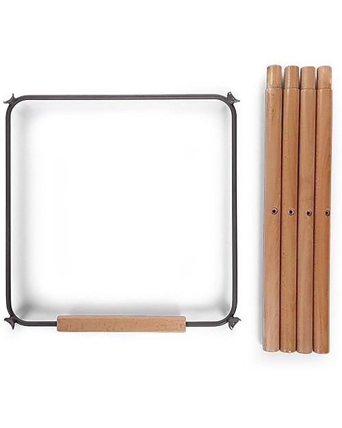 Childhome Extra Long Legs for Evolu 2 and ONE.80° Evolutive Chair - Natural/Anthracite Accessories for High Chairs