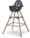 Childhome Extra Long Legs for Evolu 2 and ONE.80° Evolutive Chair - Natural/Anthracite Accessories for High Chairs