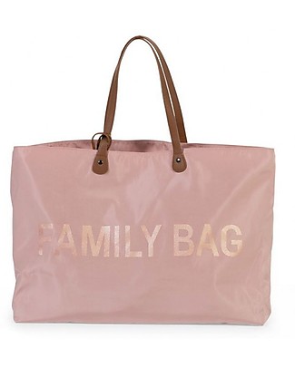 Childhome Family Bag - Weekend Bag 55 x 18 x 40 cm - Pink Diaper Changing Bags
