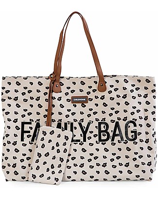 Childhome Family Bag - Weekend bag 55x18x40 cm - Leopard Diaper Changing Bags