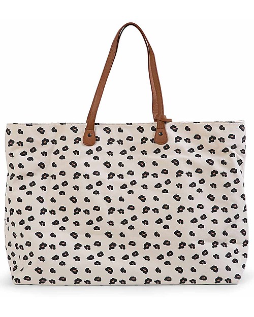 Childhome Family Bag - Weekend bag 55x18x40 cm - Leopard Diaper Changing Bags